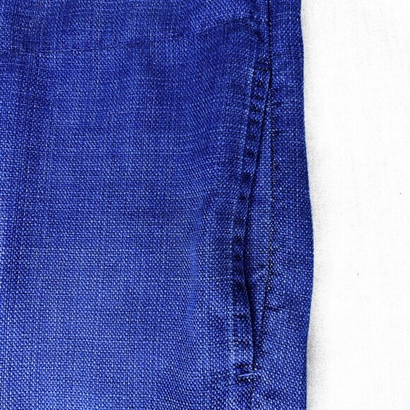 J. Jill Pure Jill Indigo Kimono-Sleeve Chambray Shorewash Blue Midi M Tall -NWOT - Picture 4 of 5